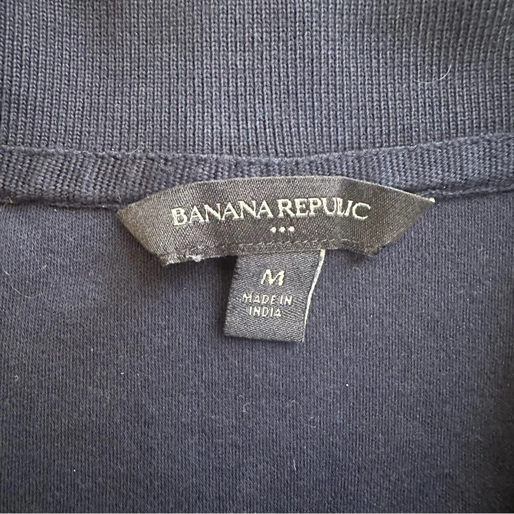 Banana Republic Navy Blue Polo Shirt